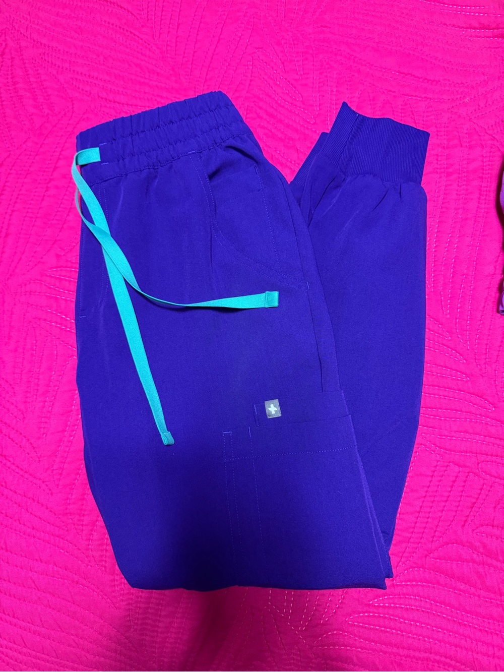 PURPLE PULSE FIGS JOGGERS